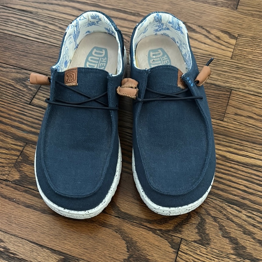 Hey Dude Navy Casual Shoes